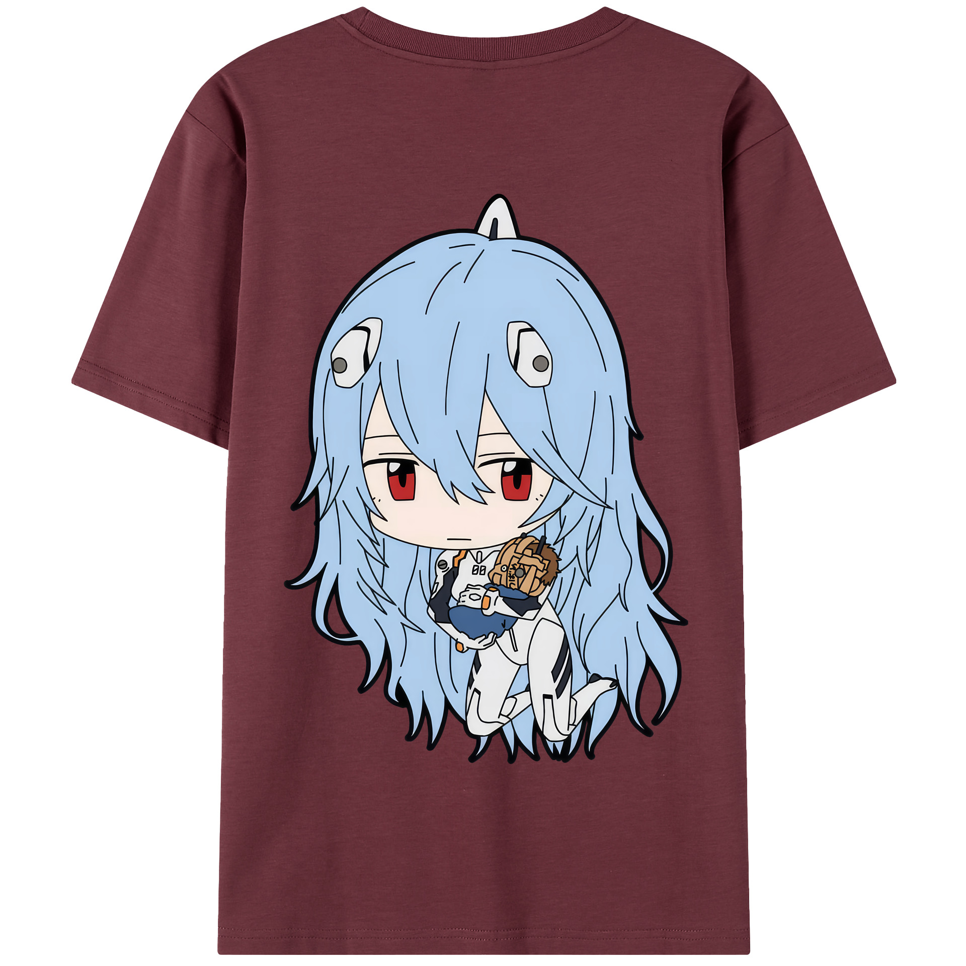 （画像用） EVA 新世紀エヴァンゲリオン 綿100％半袖Tシャツ（背面プリント）